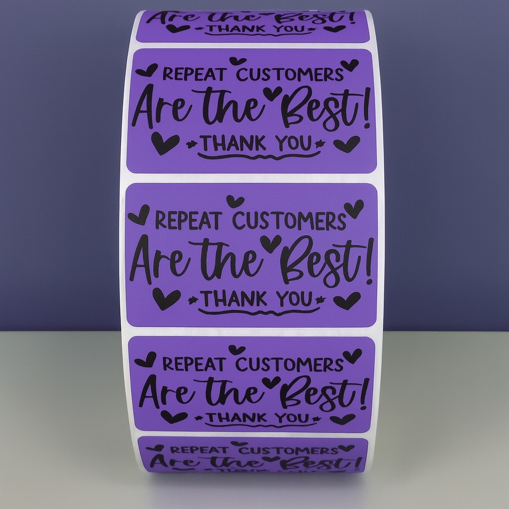 Repeat Customers Are the Best Stickers – Thank You Labels for Small Business - Picture 6 of 11